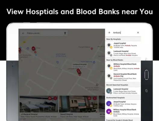 Simply Blood - Find Blood Dono android App screenshot 0