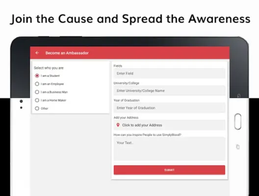 Simply Blood - Find Blood Dono android App screenshot 1